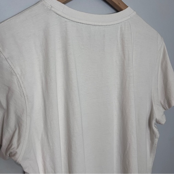 DKNY Sport Off White Short Sleeve Tee Size Large EUC - Picture 4 of 7